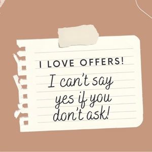 Reasonable Offers Considered